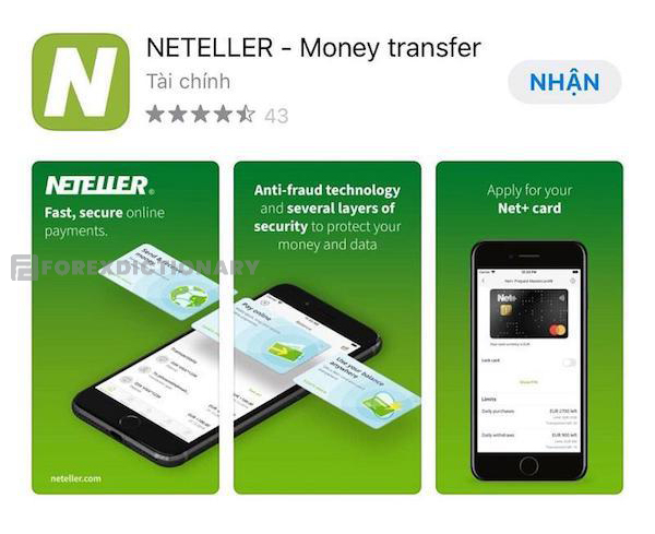 Neteller trên hệ điều hành iOS