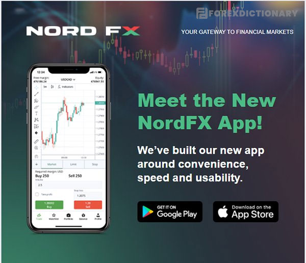 Tiến hành giao dịch thông qua ứng dụng NordFX