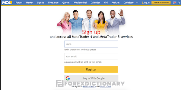 Hướng dẫn đăng ký tài khoản mql5