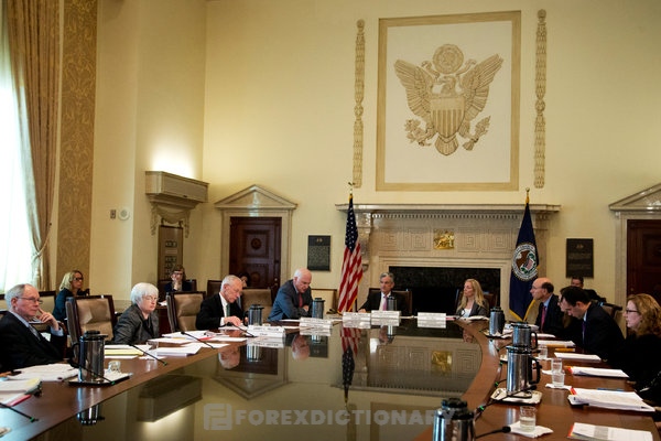 Một cuộc họp đang được diễn ra của FOMC