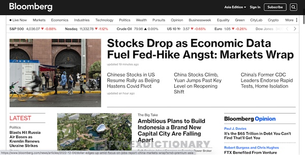 Bloomberg tổng kết, cập nhật thông tin kinh tế thế giới trong vòng 24 giờ