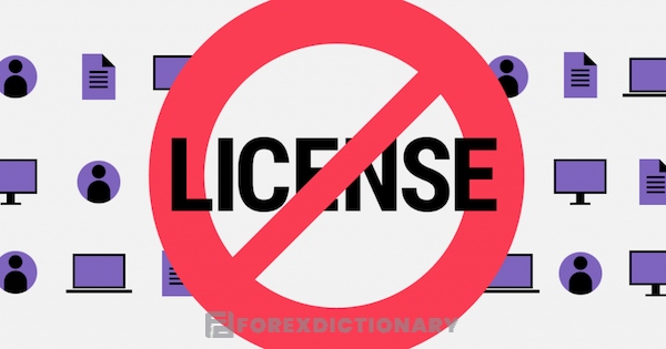 Sàn forex không được cung cấp giấy phép hoặc sử dụng giấy phép giả mạo