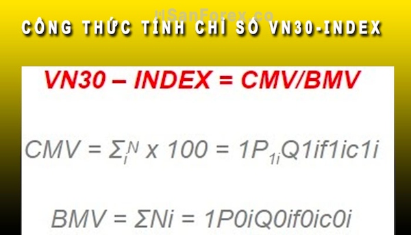 Hướng dẫn công thức tính VN30 Index
