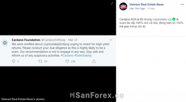 Cộng đồng Việt Nam lên tiếng về việc sử dụng Cardano ADA như một tấm bình phong trá hình
