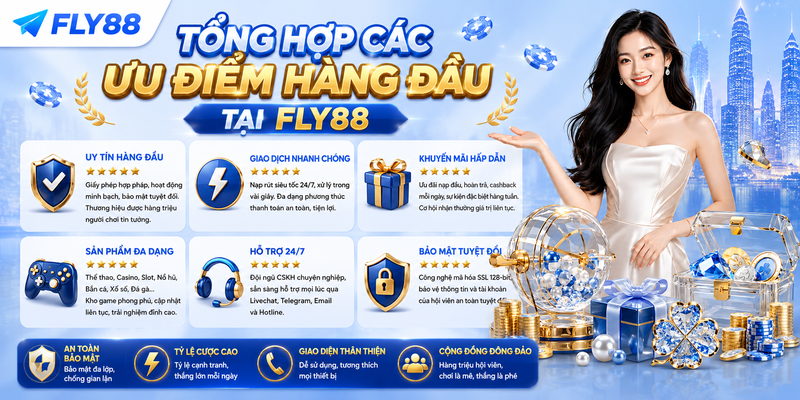 Tổng hợp các ưu điểm hàng đầu tại Fly88